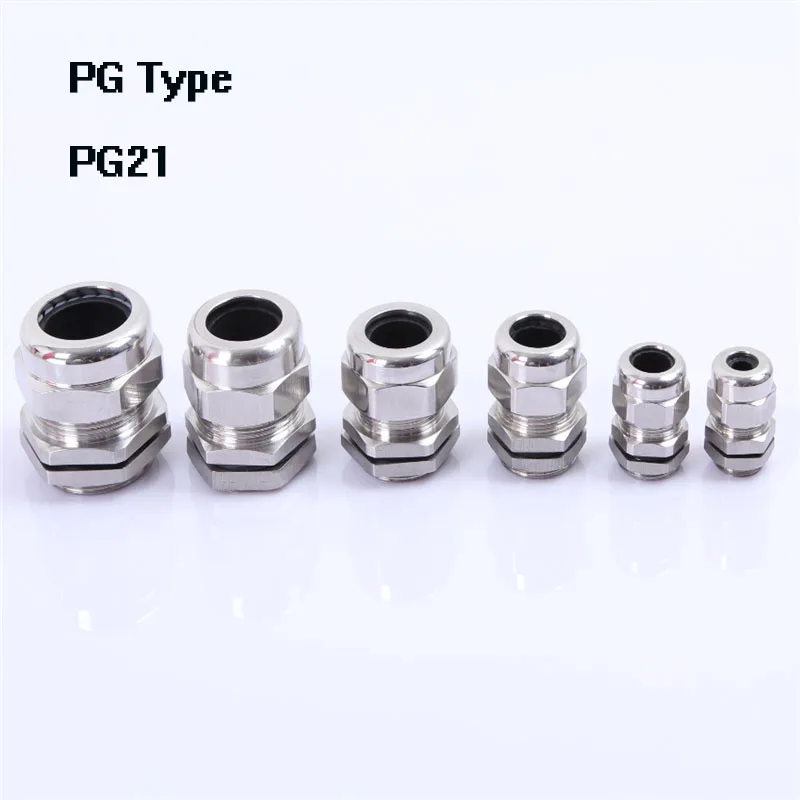 1piece PG21 Nickel Brass Metal IP68 Waterproof Cable Glands Connector Wire Glands for 13-18mm cable connection stainless steel
1piece PG21 Nickel Brass Metal IP68 Waterproof Cable Glands Connector Wire Glands for 13-18mm cable connection stainless steel