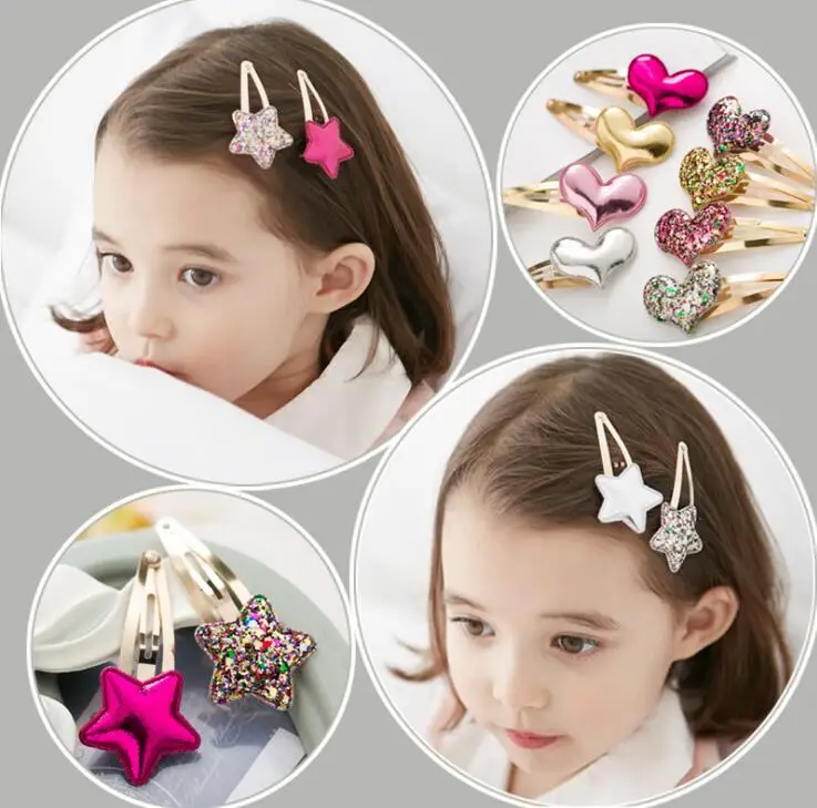 2pcs Girls large Lovely Cartoon Hairpins Kids star Heart-shaped Hair Clip Boutique Barrettes Baby Gifts Children Hair Accesories
2pcs Girls large Lovely Cartoon Hairpins Kids star Heart-shaped Hair Clip Boutique Barrettes Baby Gifts Children Hair Accesories