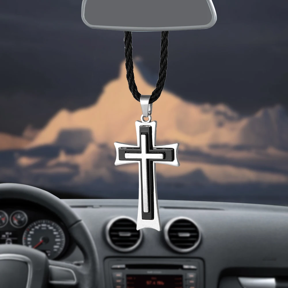 New Car Pendant Metal Retro Cross Jesus Christian Religious Car Rearview Mirror Ornaments Hanging Auto Car Styling Accessories
New Car Pendant Metal Retro Cross Jesus Christian Religious Car Rearview Mirror Ornaments Hanging Auto Car Styling Accessories