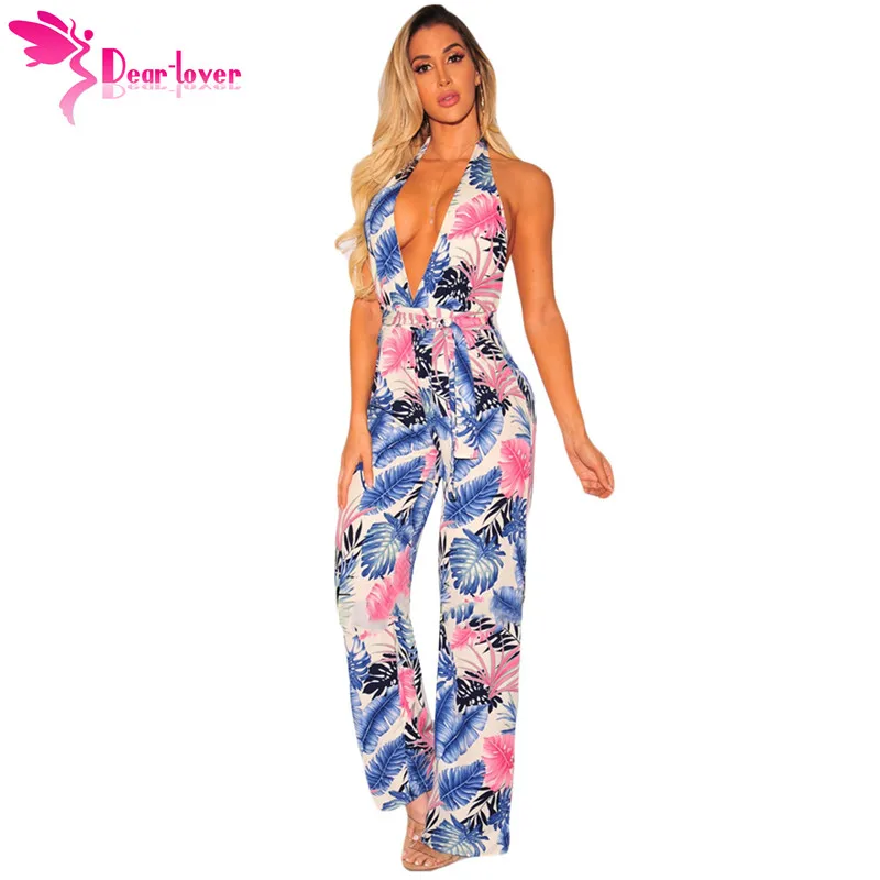 Dear Lover Sexy Ladies Boho Style Rompers Orange Palm Sleeveless Print Halter Belted Jumpsuit Full Length Trousers Women LC64403
Dear Lover Sexy Ladies Boho Style Rompers Orange Palm Sleeveless Print Halter Belted Jumpsuit Full Length Trousers Women LC64403