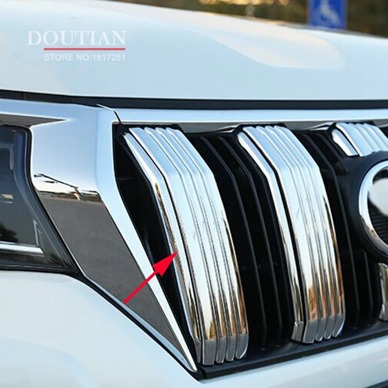 For Toyota Prado FJ150 LC150 2018 ABS Chrome Front Center Grille Grill Cover Trim 6PCS Car Accessories Styling
For Toyota Prado FJ150 LC150 2018 ABS Chrome Front Center Grille Grill Cover Trim 6PCS Car Accessories Styling