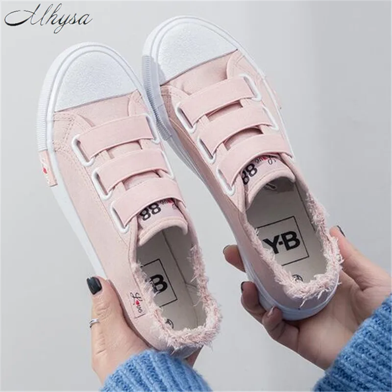 Mhysa 2019 New spring and autumn women fashion wild pink canvas shoes women's shoes flat shoes breathable solid sneakers L056
Mhysa 2019 New spring and autumn women fashion wild pink canvas shoes women's shoes flat shoes breathable solid sneakers L056