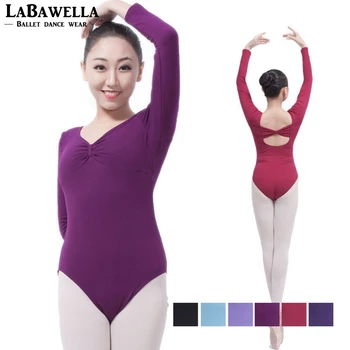 adult practicing ballerina dance costumes for sale basic purple ballet leotard long sleeve women pinch front cotton CS0179
adult practicing ballerina dance costumes for sale basic purple ballet leotard long sleeve women pinch front cotton CS0179