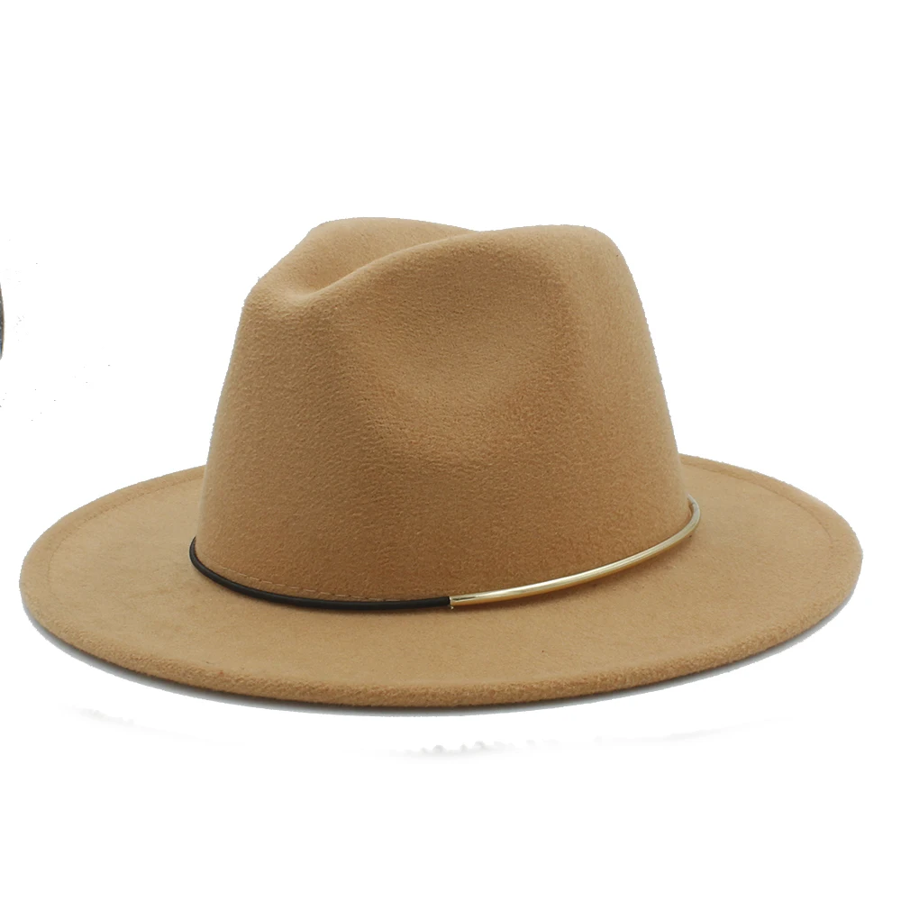 Wool Women Men Fedora Hat For Lady Winter Autumn Floppy Cloche Wide Brim Jazz Caps Size 56-58CM
Wool Women Men Fedora Hat For Lady Winter Autumn Floppy Cloche Wide Brim Jazz Caps Size 56-58CM
