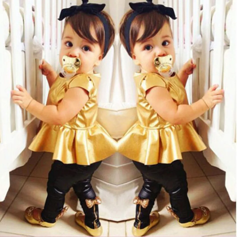 Fashion Baby Girl Toddler Shirt Dress + Legging Pants Set Baby Children Clothing Sets Outfits Kids Girls Summer Clothes
Fashion Baby Girl Toddler Shirt Dress + Legging Pants Set Baby Children Clothing Sets Outfits Kids Girls Summer Clothes