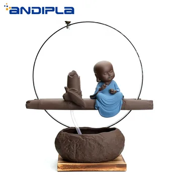 110-240V Zen Style Cute Little Monk Water Fountain Humidifier Atomizer Purple Clay Incense Burner Feng Shui Office Home Decor
110-240V Zen Style Cute Little Monk Water Fountain Humidifier Atomizer Purple Clay Incense Burner Feng Shui Office Home Decor
