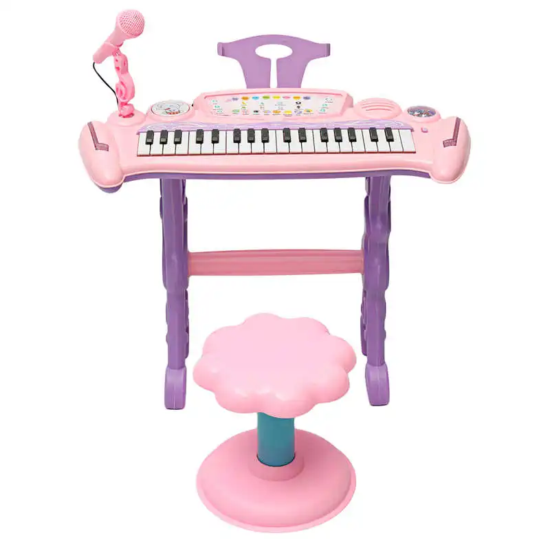 JIMITU Kids Electronic Keyboard Piano Organ Toy Set Pink 37 Keys Microphone Music Play For Kids Children Educational Toy Gift
JIMITU Kids Electronic Keyboard Piano Organ Toy Set Pink 37 Keys Microphone Music Play For Kids Children Educational Toy Gift