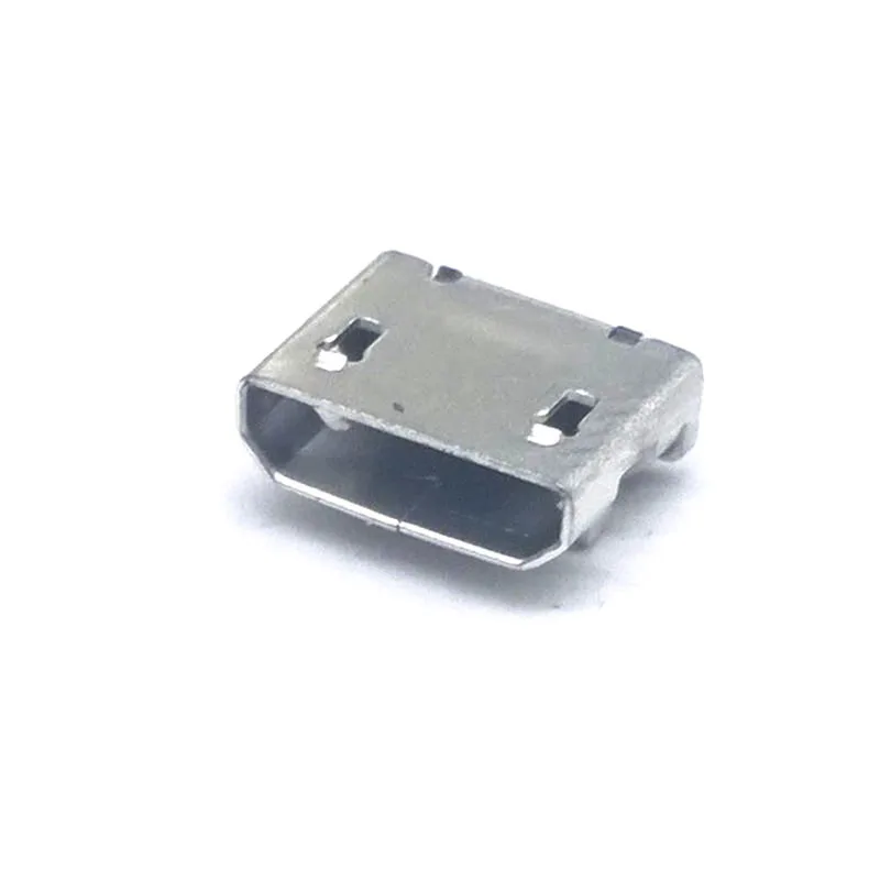 30 шт./лот плоский край 5 Pin Тип B DIP Micro USB разъем Женский ...