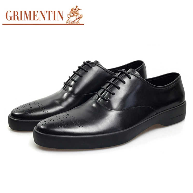 GRIMENTIN Brand men genuine leather shoes hot sale fashion mens dress shoes black formal lace up formal business shoes
GRIMENTIN Brand men genuine leather shoes hot sale fashion mens dress shoes black formal lace up formal business shoes