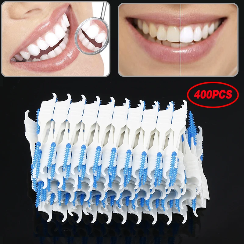 400PCS Dental Dual Interdental Brush 200 Pcs Tooth Flossing Head Teeth Hygiene Toothpick Tooth Pick Brush Tooth Cleaning Tool
400PCS Dental Dual Interdental Brush 200 Pcs Tooth Flossing Head Teeth Hygiene Toothpick Tooth Pick Brush Tooth Cleaning Tool