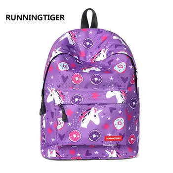 RUNNINGTIGER Purple Cartoon Unicorn Printed Women Backpack Canvas Designer Bags for Women Large Capacity School Bags
RUNNINGTIGER Purple Cartoon Unicorn Printed Women Backpack Canvas Designer Bags for Women Large Capacity School Bags