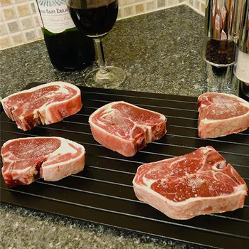Fast Defrosting Meat Tray Chopping Board Rapid Safety Thawing Cutting Tray Board Pad Kitchen Defroster For Frozen Food Meat
Fast Defrosting Meat Tray Chopping Board Rapid Safety Thawing Cutting Tray Board Pad Kitchen Defroster For Frozen Food Meat
