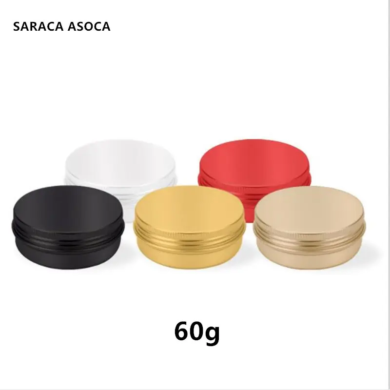 60ml Empty Refillable Aluminum Jars 60g Black Gold Metal Tin Cosmetic Containers Crafts Packaging Small Aluminum Box 100pcs/lot
60ml Empty Refillable Aluminum Jars 60g Black Gold Metal Tin Cosmetic Containers Crafts Packaging Small Aluminum Box 100pcs/lot