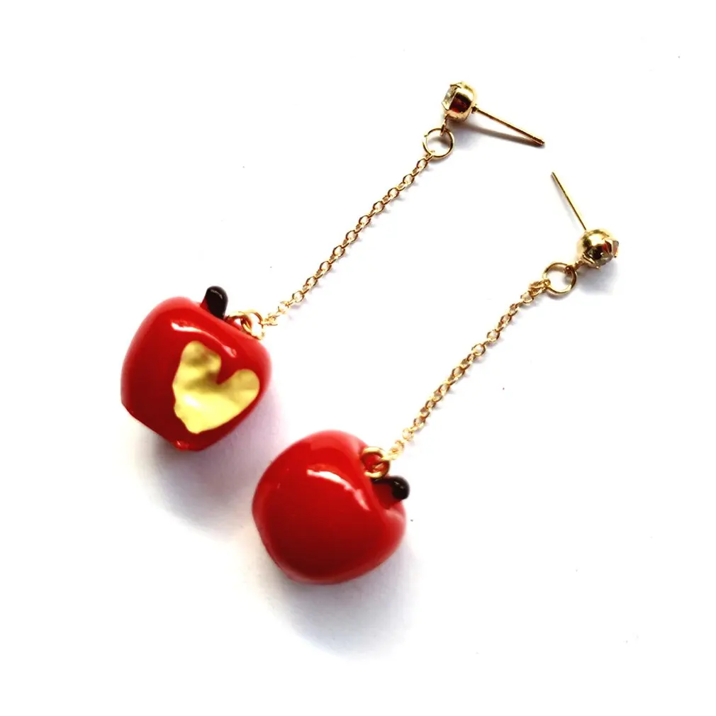 GENBOLI Lovely Fruit Shape Drop Earring Women Fashion Girl Fresh Resin Dangle Jewelry Brincos Gift | Украшения и аксессуары
