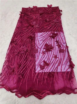 Latest Nigerian Lace Fabric 2019 High Quality Lace 3d French Bridal Beads Lace Fabric For African Lace Matrial 5yards H6
Latest Nigerian Lace Fabric 2019 High Quality Lace 3d French Bridal Beads Lace Fabric For African Lace Matrial 5yards H6