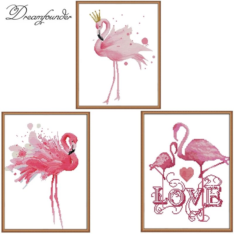 Fantasy flamingo cross stitch kit aida 14ct 11ct count print canvas stitches embroidery DIY handmade needlework
Fantasy flamingo cross stitch kit aida 14ct 11ct count print canvas stitches embroidery DIY handmade needlework