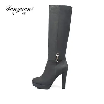 Fanyuan Fashion Autumn Winter Women Boots Ladies Sexy Rhinestone Zipper Knee High Boots Flock Thick High Heel Long Shoe
Fanyuan Fashion Autumn Winter Women Boots Ladies Sexy Rhinestone Zipper Knee High Boots Flock Thick High Heel Long Shoe