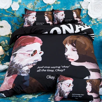 LeonThe Professional bedclothes Bedding Sets Good quality duvet cover quilt cover pillow cases 3pcs fashion Sense of design
LeonThe Professional bedclothes Bedding Sets Good quality duvet cover quilt cover pillow cases 3pcs fashion Sense of design
