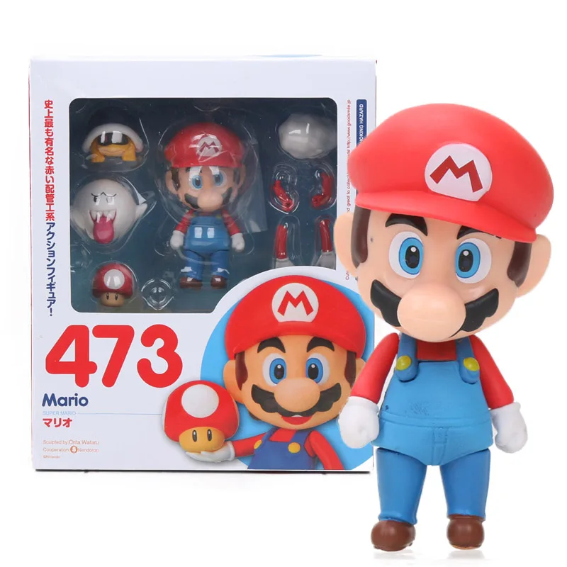 10cm Nendoroid Super Mario Bros Brother Mario Luigi PVC Action Figures Q version Super Mario Figures Toys Party Favor #473 #393
10cm Nendoroid Super Mario Bros Brother Mario Luigi PVC Action Figures Q version Super Mario Figures Toys Party Favor #473 #393