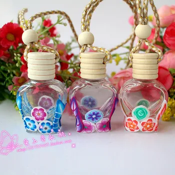 6ml Polymer clay pendant car perfume car aromatherapy oils pendant small bottle of perfume 5pcs/lot
6ml Polymer clay pendant car perfume car aromatherapy oils pendant small bottle of perfume 5pcs/lot