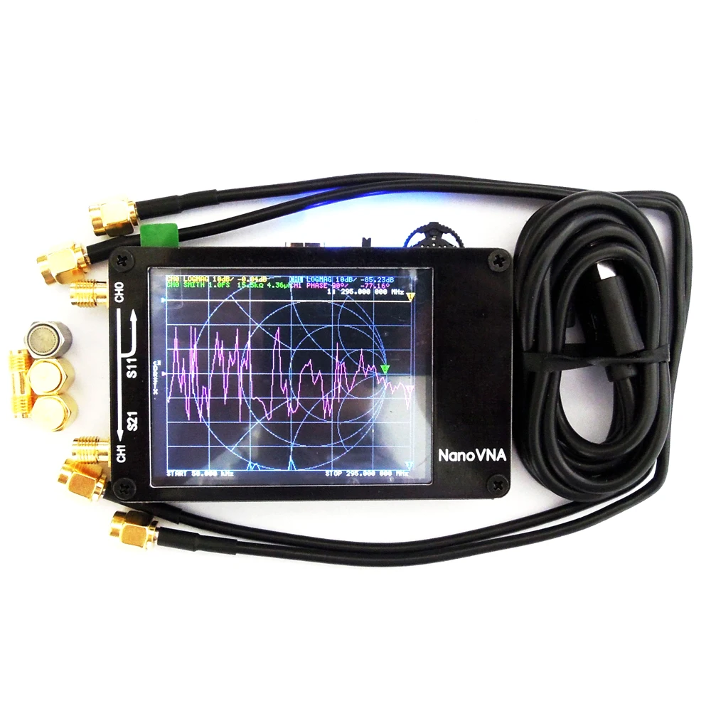 Handheld Vector Network Analyzer 50KHz-900MHz Digital Touching Screen Shortwave MF HF VHF UHF Antenna Analyzer Standing Wave
Handheld Vector Network Analyzer 50KHz-900MHz Digital Touching Screen Shortwave MF HF VHF UHF Antenna Analyzer Standing Wave