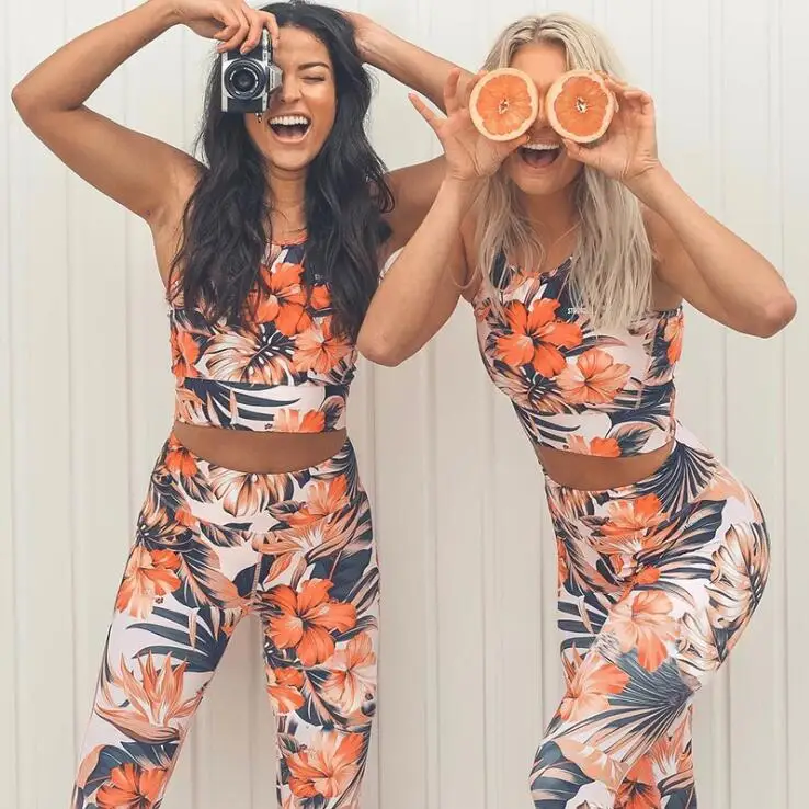 EOEODOIT Women Gym Leggings Sets Sportwear 2 pcs Empire Pants Print Flower High Waist Elastic Breathable Fitness Hip Push Up Bra
EOEODOIT Women Gym Leggings Sets Sportwear 2 pcs Empire Pants Print Flower High Waist Elastic Breathable Fitness Hip Push Up Bra