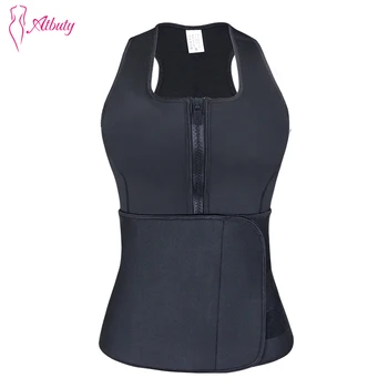 Atbuty Neoprene Sauna Suit Tank Sweat Body Shaper Slimming Tops Vest Adjustable Waist trainer belt Shapewear 
Atbuty Neoprene Sauna Suit Tank Sweat Body Shaper Slimming Tops Vest Adjustable Waist trainer belt Shapewear