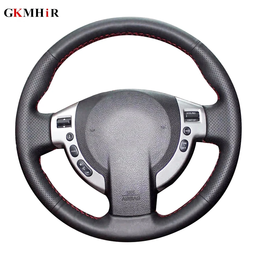 DIY Hand sewing Black Artificial leather Car steering wheel covers for Nissan Qashqai 2007-2013 Rogue 2008-2013 X-Trail
DIY Hand sewing Black Artificial leather Car steering wheel covers for Nissan Qashqai 2007-2013 Rogue 2008-2013 X-Trail