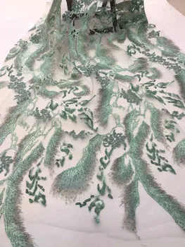 African Lace Fabric 2019 Green Embroidered Nigerian Laces Fabric Bridal High Quality French Tulle Lace Fabric For Wedding Party
African Lace Fabric 2019 Green Embroidered Nigerian Laces Fabric Bridal High Quality French Tulle Lace Fabric For Wedding Party