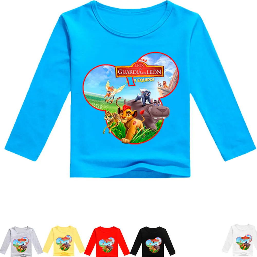 Children Long Sleeve T-shirt Disney The Lion King Cartoon Pattern Autumn Bottom Shirt Multi-color Tops Clothes Kids Clothing Boy
Children Long Sleeve T-shirt Disney The Lion King Cartoon Pattern Autumn Bottom Shirt Multi-color Tops Clothes Kids Clothing Boy