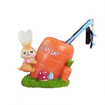 Resin Craft Modern Simple Cartoon Rabbit Pen Holder Desktop Figurines Cute Student Gifts Office Study Bar Decorations Home Decor
Resin Craft Modern Simple Cartoon Rabbit Pen Holder Desktop Figurines Cute Student Gifts Office Study Bar Decorations Home Decor