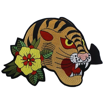 Embroidery Tiger Head Flower Patches Backpack Jacket Back Decorated Applique Iron on Patch Badge Sewing Crafts 5pieces 
Embroidery Tiger Head Flower Patches Backpack Jacket Back Decorated Applique Iron on Patch Badge Sewing Crafts 5pieces