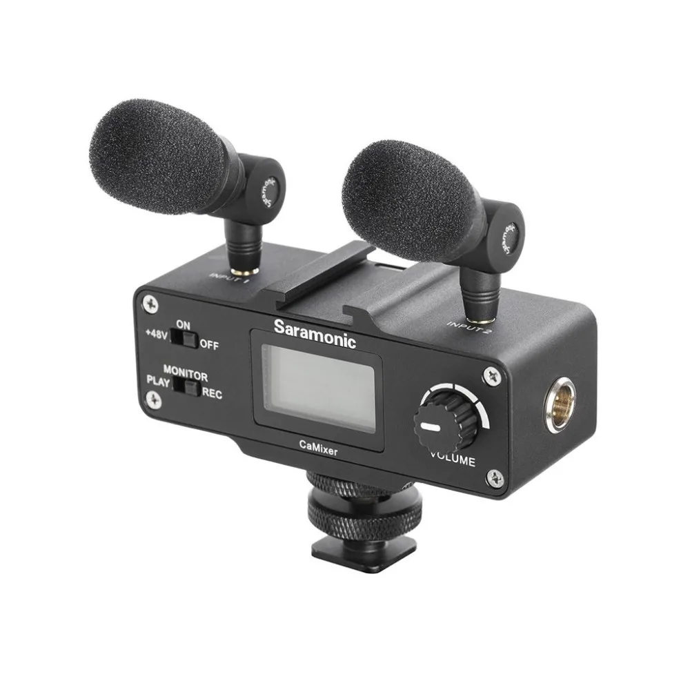Saramonic-CaMixer-VIDEO-Microphone-Dual-Stereo-Condenser-Digital-Mixer-48V-Phantom-Power-Preamp-For-DSLR-Cameras (2)