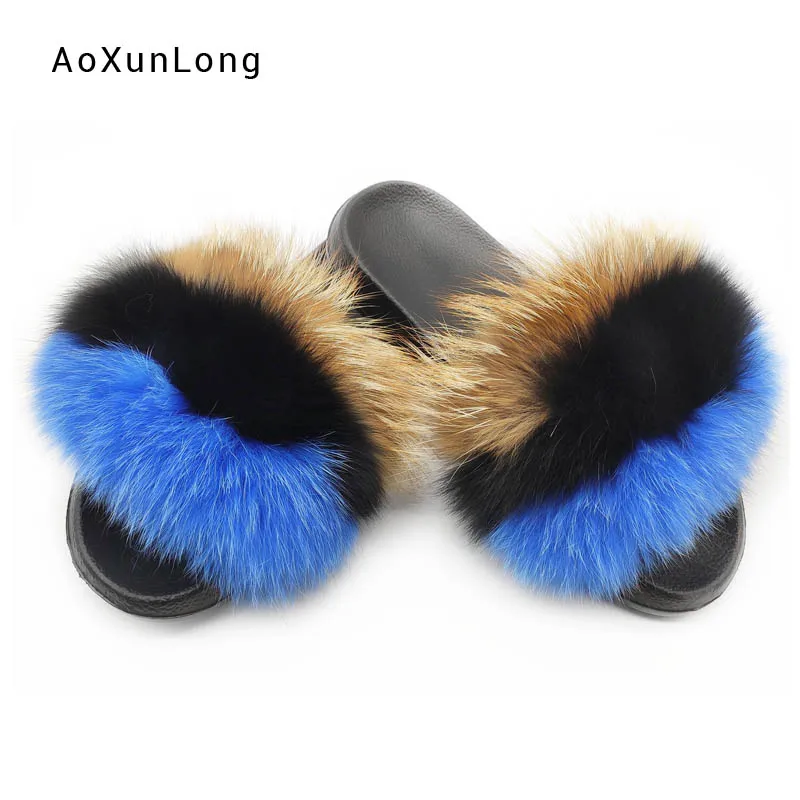 Hot Sale Fashoin Female Fox Fur Slippers Summer Home Ladies Real Fox Hair Slippers More Colors Acceptable Fluffy Women's Slipper
Hot Sale Fashoin Female Fox Fur Slippers Summer Home Ladies Real Fox Hair Slippers More Colors Acceptable Fluffy Women's Slipper