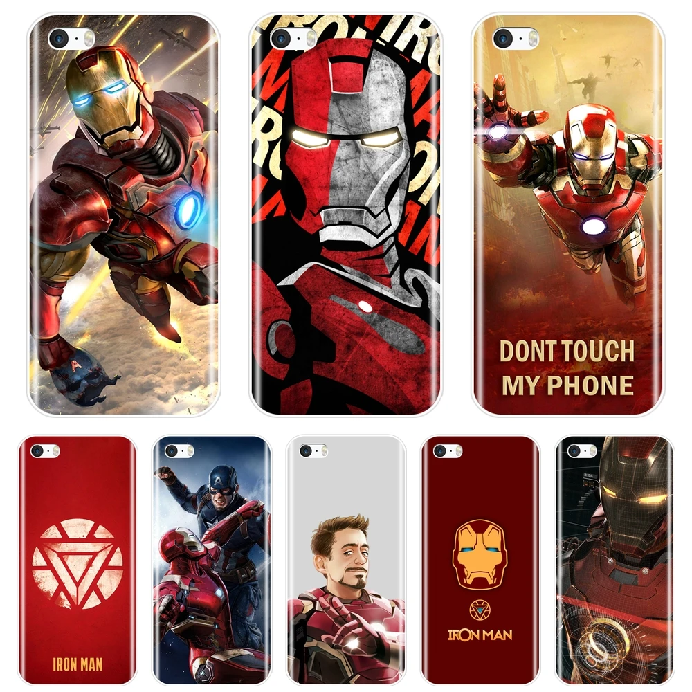 For iPhone 5 5C 5S SE 4 4S Case TPU Silicone Marvel SuperHero Iron Man Ironman Soft Back Cover For Apple iPhone 4 5 S Phone Case
For iPhone 5 5C 5S SE 4 4S Case TPU Silicone Marvel SuperHero Iron Man Ironman Soft Back Cover For Apple iPhone 4 5 S Phone Case