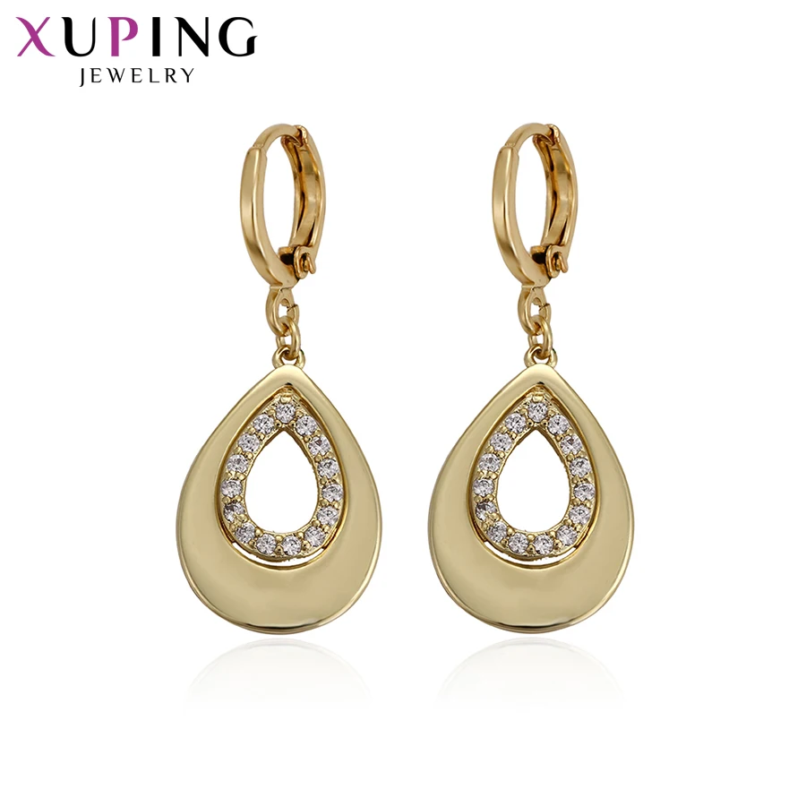 Xuping Elegant Water droplets Hollow Earrings Jewelry With Light Gold Color Plated Copper for Women Gift S59.1-93245
Xuping Elegant Water droplets Hollow Earrings Jewelry With Light Gold Color Plated Copper for Women Gift S59.1-93245