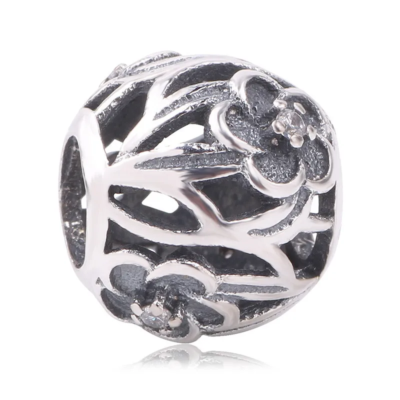 New 925 Sterling Silver Daisy Plant Flower Charm Blue Crystal Bead Fit Original Pandora Bracelet Necklace Authentic Jewelry 
New 925 Sterling Silver Daisy Plant Flower Charm Blue Crystal Bead Fit Original Pandora Bracelet Necklace Authentic Jewelry
