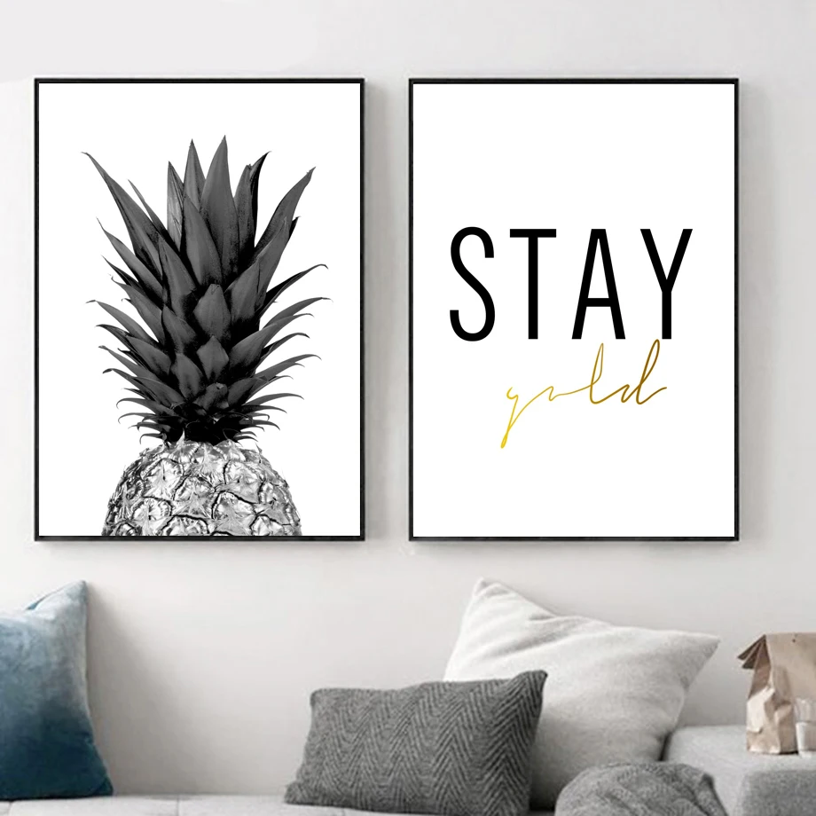 Black Pineapple Stay Wild Quotes Wall Art Canvas Painting Nordic Posters And Prints Wall Pictures For Living Room Bedroom Decor
Black Pineapple Stay Wild Quotes Wall Art Canvas Painting Nordic Posters And Prints Wall Pictures For Living Room Bedroom Decor