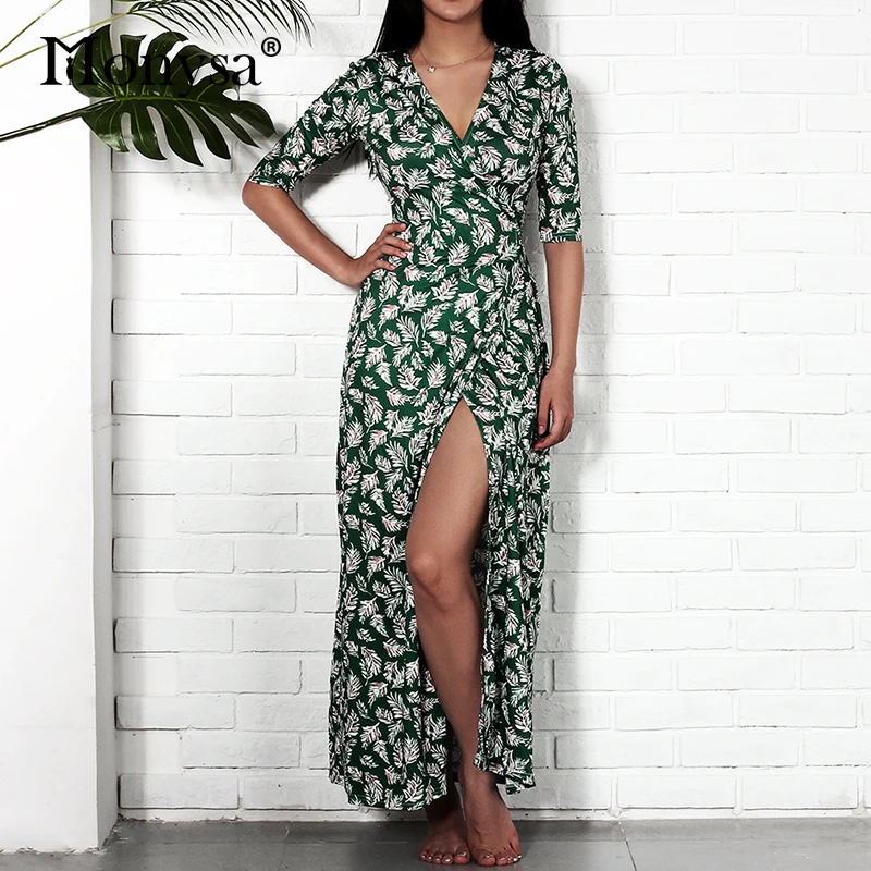 Vintage Print Long Dress Women 2018 Summer New Arrival Fashion V Neck Wrap Dresses Ladies Green Bohemian Beach Maxi Dress Long
Vintage Print Long Dress Women 2018 Summer New Arrival Fashion V Neck Wrap Dresses Ladies Green Bohemian Beach Maxi Dress Long