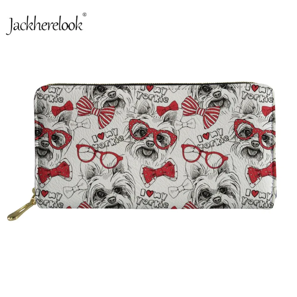 Jackherelook Cute Yorkshire Terrier Dog Pattern Wallets Long Purse for Women Lady Moneybags Girls Female Clutch Card Holder Bags
Jackherelook Cute Yorkshire Terrier Dog Pattern Wallets Long Purse for Women Lady Moneybags Girls Female Clutch Card Holder Bags