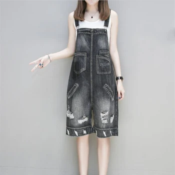 Pocket Denim Overalls For Women Rompers Casual Hole Ripped Jean Shorts Bodysuit Cross Strap Laides Playsuits Summer Shorts F407
Pocket Denim Overalls For Women Rompers Casual Hole Ripped Jean Shorts Bodysuit Cross Strap Laides Playsuits Summer Shorts F407