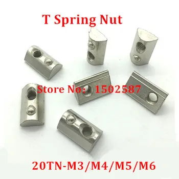 50pcs Thread M3 M4 M5 M6 T Spring nut Half Round Elasticity Slot Nuts Groove 6 for 2020 Series Aluminum Profile Accessories
50pcs Thread M3 M4 M5 M6 T Spring nut Half Round Elasticity Slot Nuts Groove 6 for 2020 Series Aluminum Profile Accessories