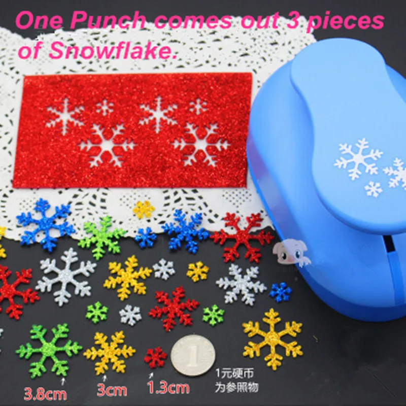 Free ship 3 inch Christmas snow paper punch 3 pieces of snowflake for eva punch for DIY Album craft punch scrapbook paper cutter
Free ship 3 inch Christmas snow paper punch 3 pieces of snowflake for eva punch for DIY Album craft punch scrapbook paper cutter
