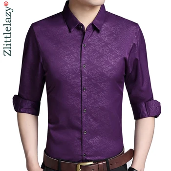 2019 long sleeve designer casual vintage luxury men shirt slim fit striped social shirts mens fashion christmas men's dress 1283
2019 long sleeve designer casual vintage luxury men shirt slim fit striped social shirts mens fashion christmas men's dress 1283