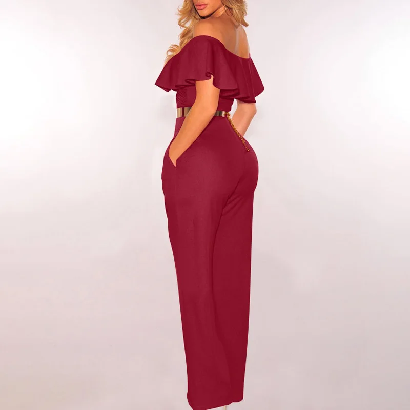 Women Romper Ladies Jumpsuit Cocktail Summer Off Shoulder Elegant Stylish Club Baggy Clothing Evening Wide Leg
Women Romper Ladies Jumpsuit Cocktail Summer Off Shoulder Elegant Stylish Club Baggy Clothing Evening Wide Leg