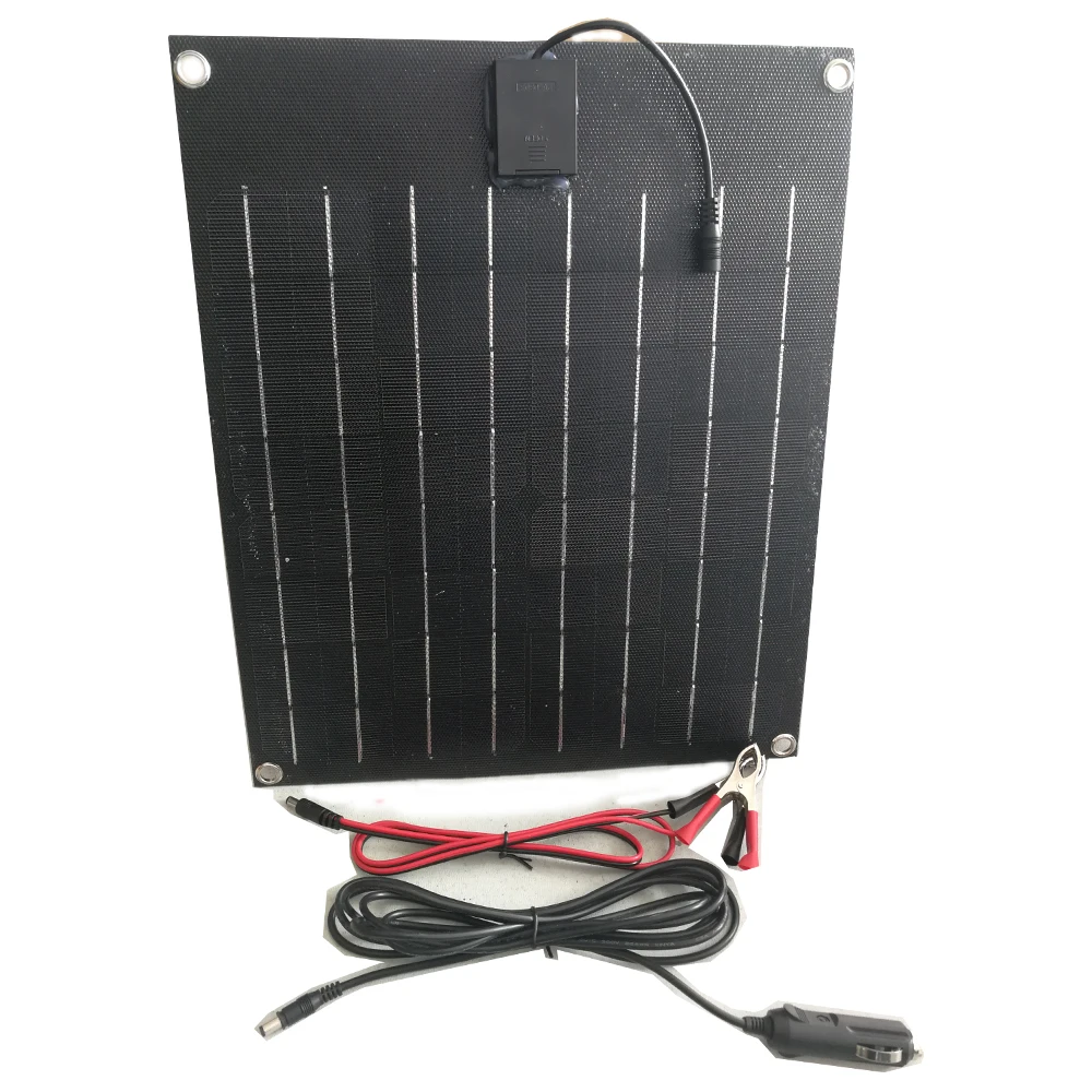 Total Black solar panel 20w flexible solar cell ETFE Film Coating semi panel solar battery charger 12V solar battery
Total Black solar panel 20w flexible solar cell ETFE Film Coating semi panel solar battery charger 12V solar battery