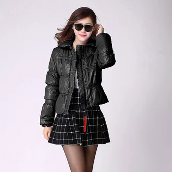 Design short cotton-padded jacket women's thick top fashion slim outerwear SIC-11153
Design short cotton-padded jacket women's thick top fashion slim outerwear SIC-11153