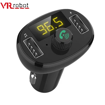 VR robot Car MP3 Player Bluetooth Handsfree FM Transmitter Modulator U Disk Music Player With Dual USB Fast Car Charger
VR robot Car MP3 Player Bluetooth Handsfree FM Transmitter Modulator U Disk Music Player With Dual USB Fast Car Charger