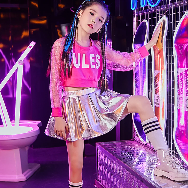 Jazz Dance Costume Children Street Show Modern Girls Jazz Skirt Costumes Girls Hip Hop Jazz Dance Performance Clothing DL3787
Jazz Dance Costume Children Street Show Modern Girls Jazz Skirt Costumes Girls Hip Hop Jazz Dance Performance Clothing DL3787