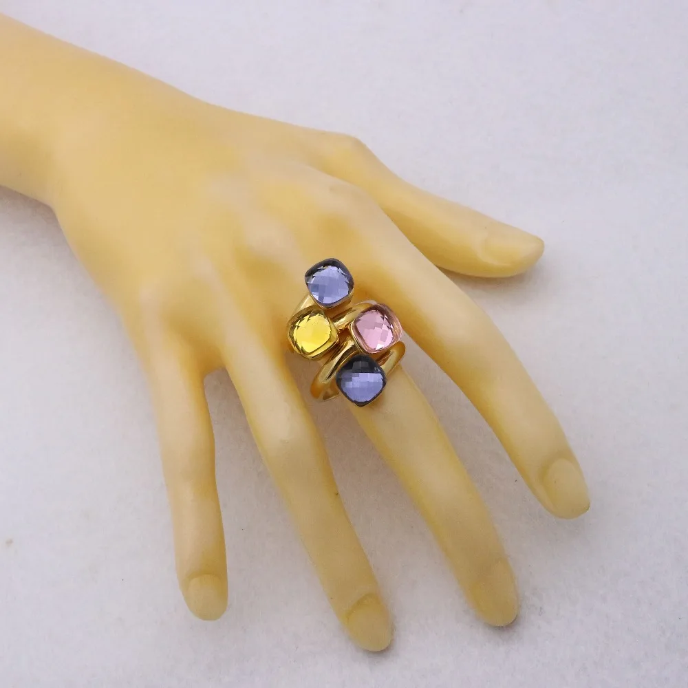 JSBAO New Arrival Double Glass Stone Stainless Steel One Pair Fashion Ring Women Pink/Yellow/Purple Color Ring For Women Jewelry
JSBAO New Arrival Double Glass Stone Stainless Steel One Pair Fashion Ring Women Pink/Yellow/Purple Color Ring For Women Jewelry